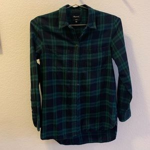 Madewell Flannel Button Down